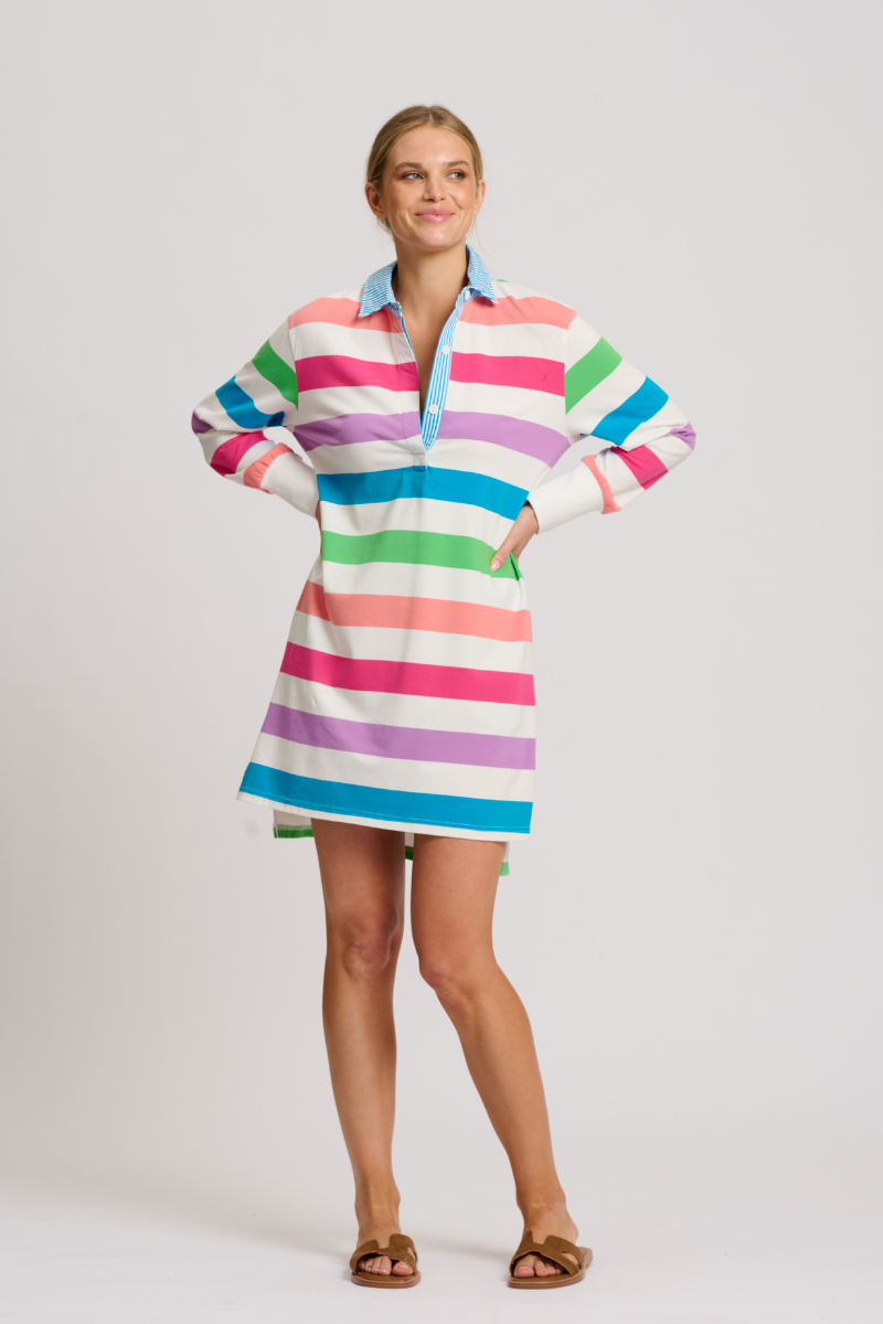 Rugger Rugby Dress - Summer Multi