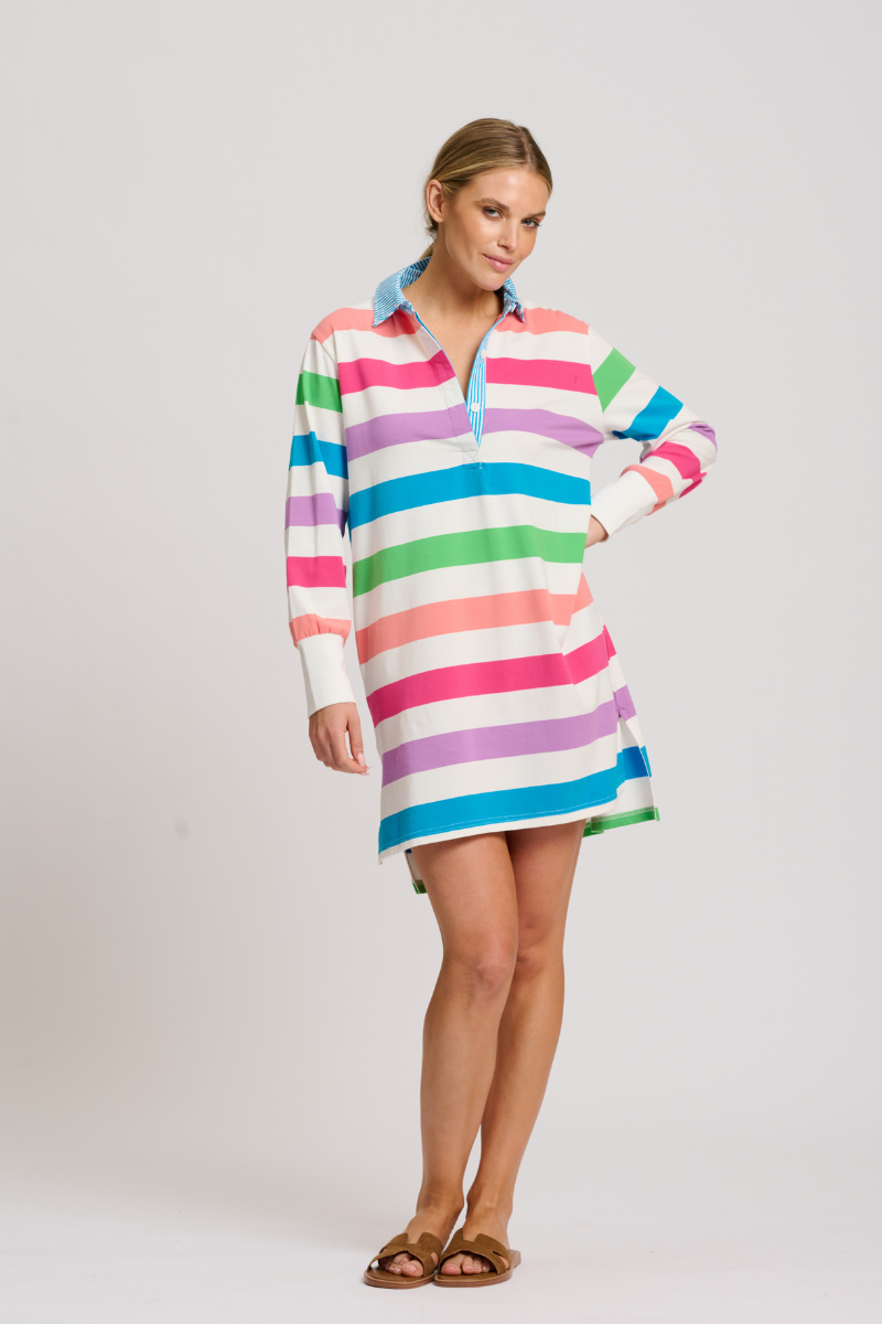 Rugger Rugby Dress - Summer Multi