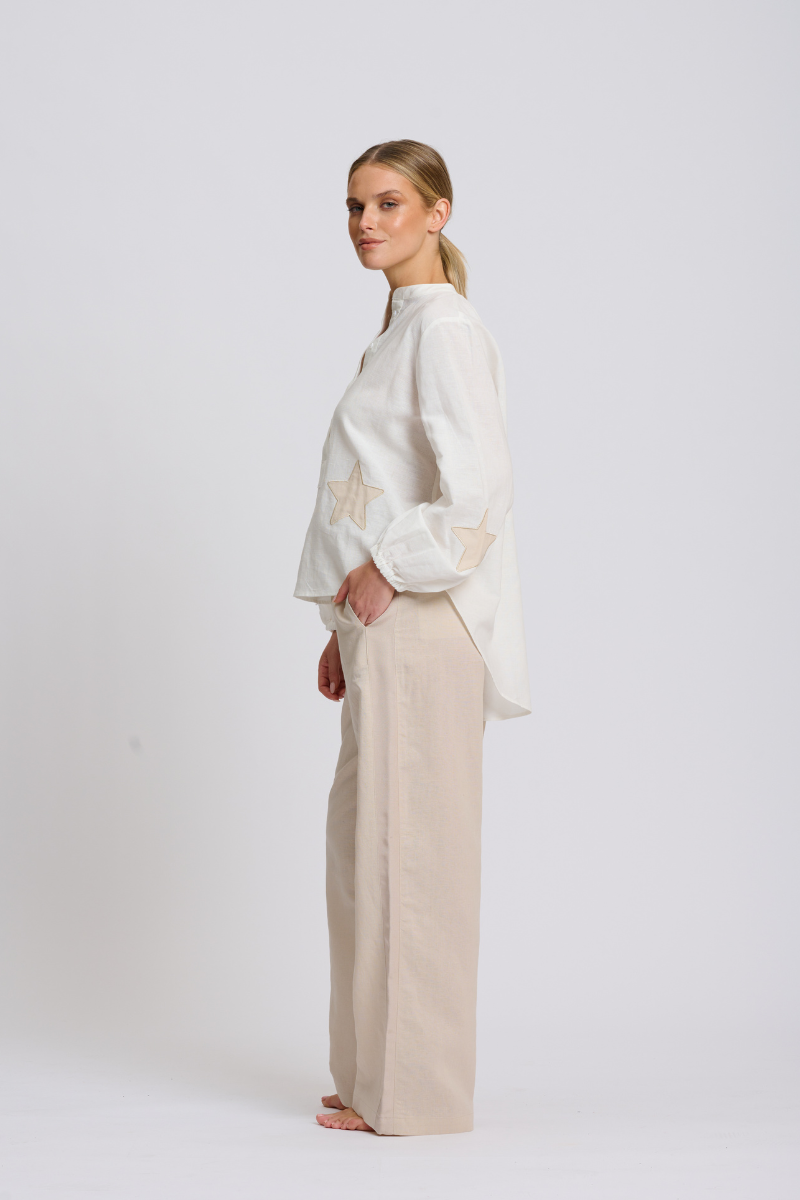 Phoebe pant - Biscuit