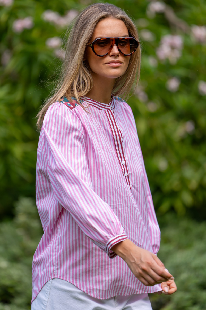 Shirty Mary Shirt - Pink Combo