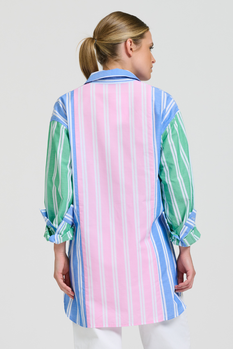 Bijou Boyfriend Shirt Boyfriend Shirt - Stripe Combo