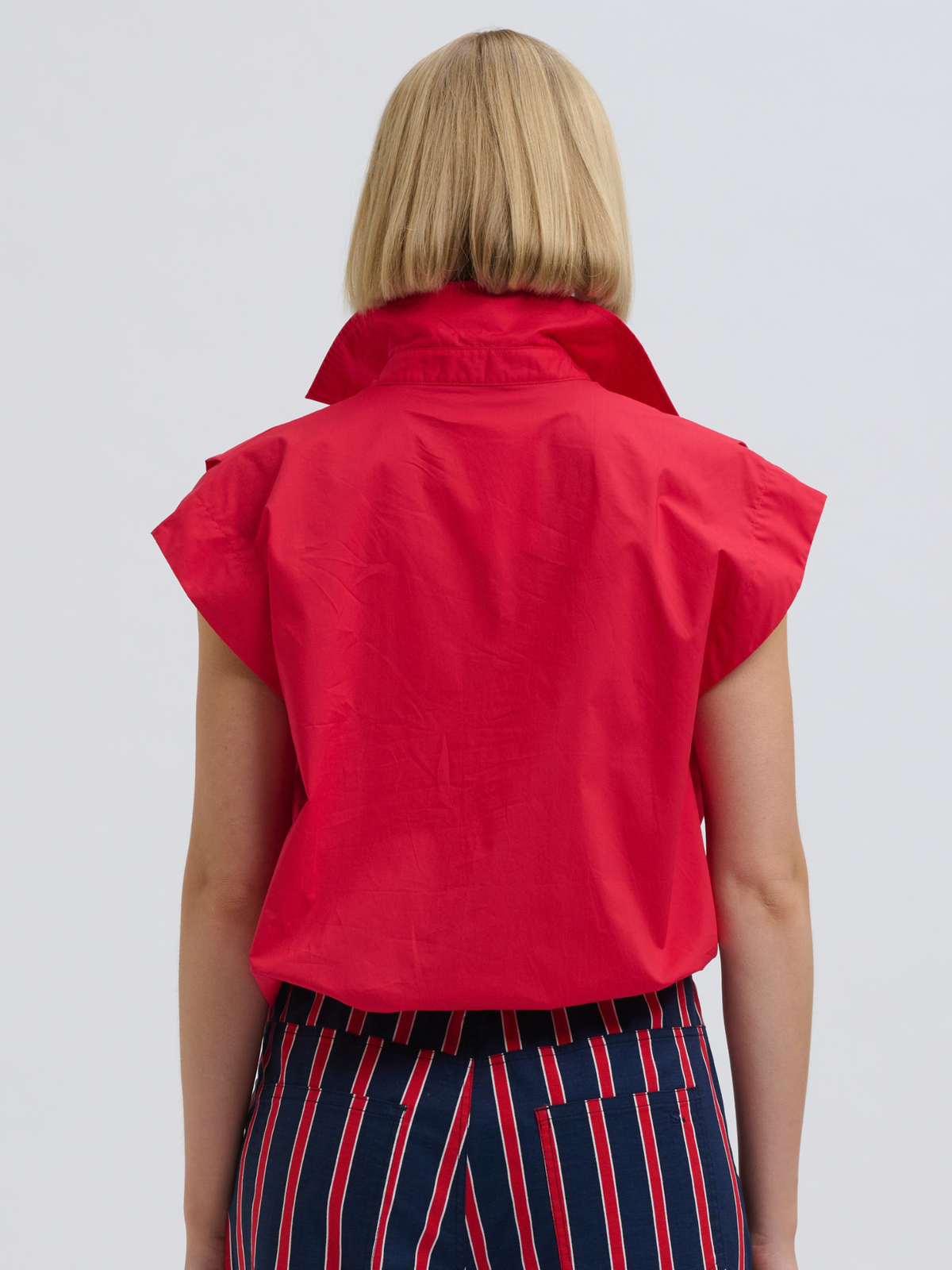 Bessie Top - Bright Red