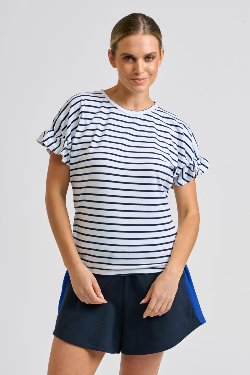 Pippi Tee - Navy Stripe