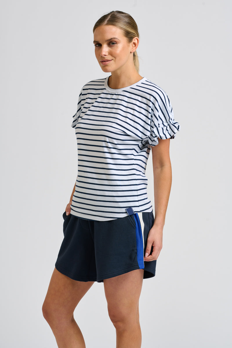 Pippi Tee - Navy Stripe