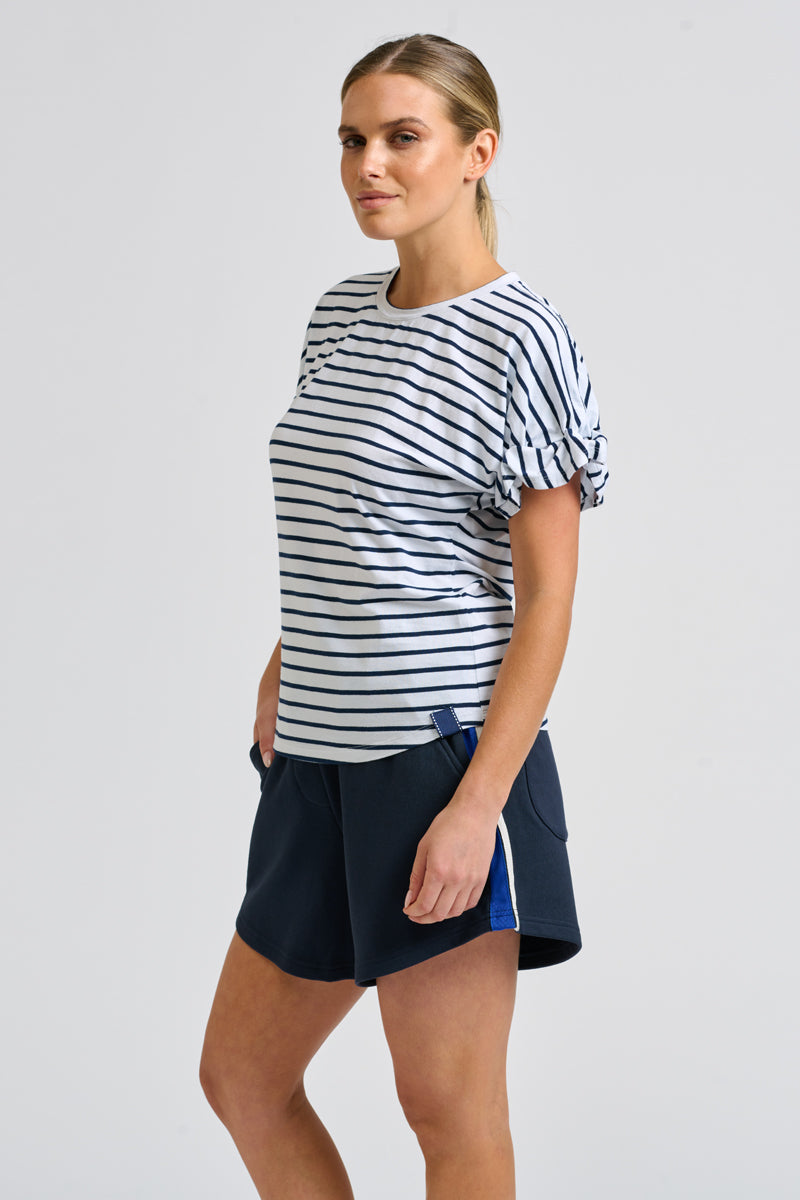 Pippi Tee - Navy Stripe