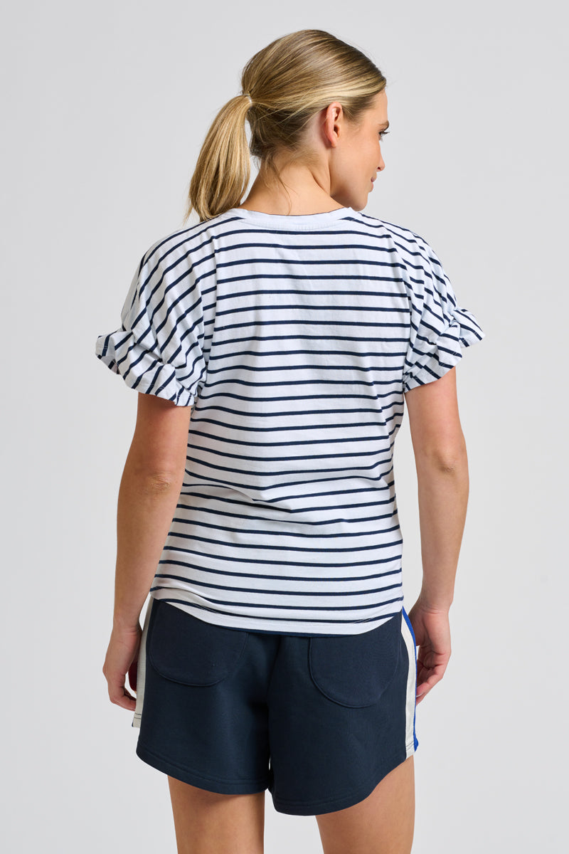 Pippi Tee - Navy Stripe