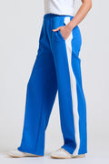 EST Scuba Trackpant - Azure Blue / White Stripe