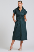 The Fifi Shirt Dress - Slate