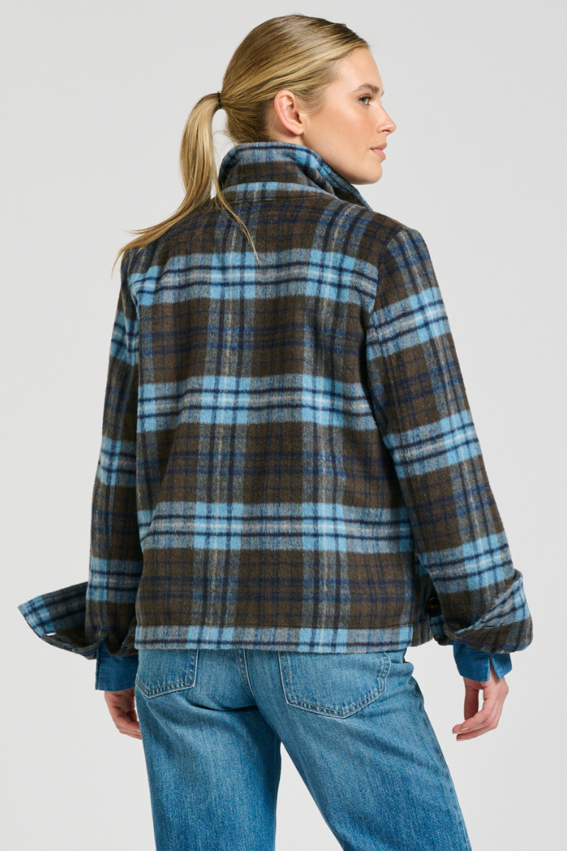 Heston Jacket - Blue Plaid