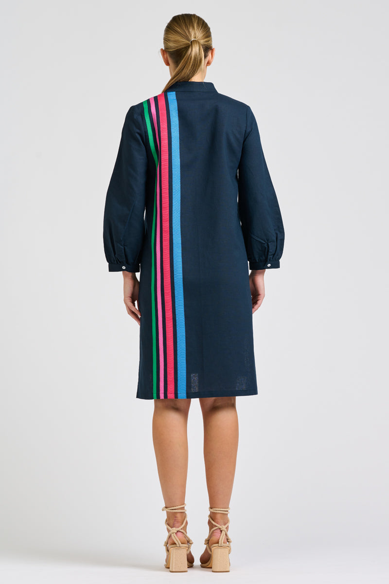 Hannah Dress Short - French Navy