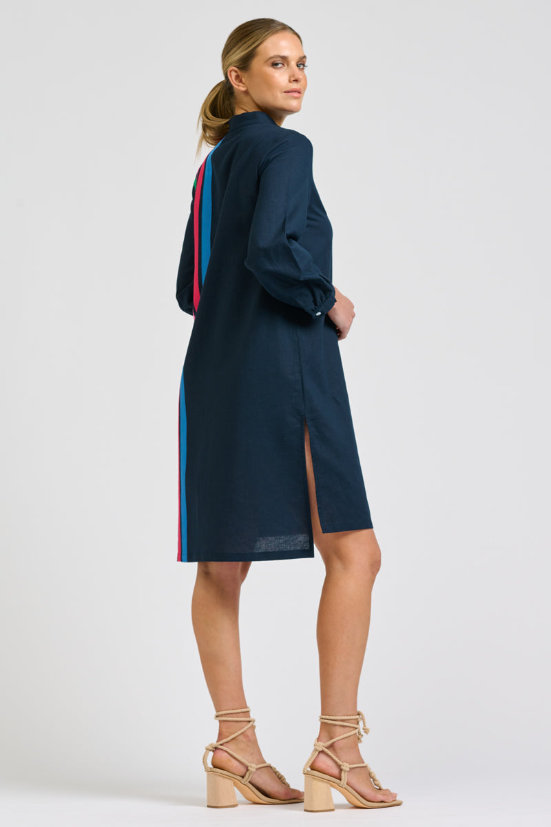 Hannah Dress Short - French Navy