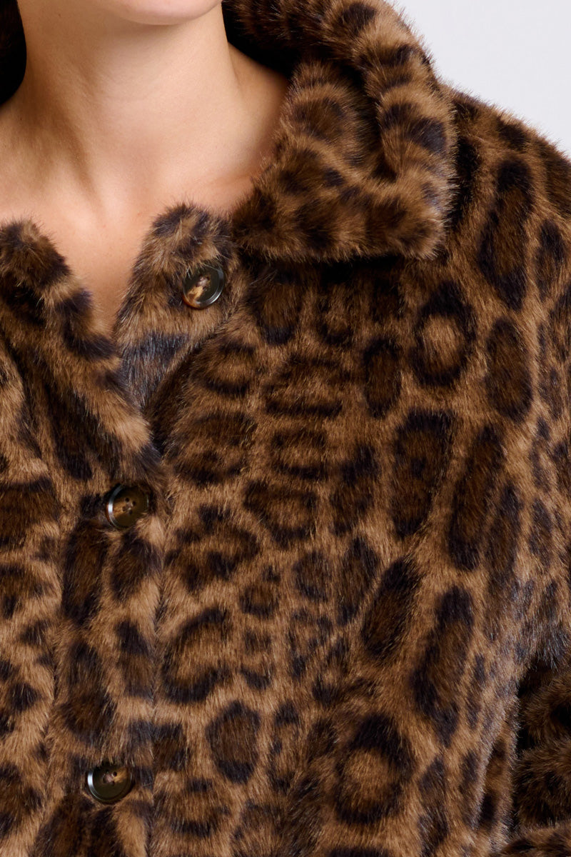 Summit Reverso Jacket - Khaki/Leopard