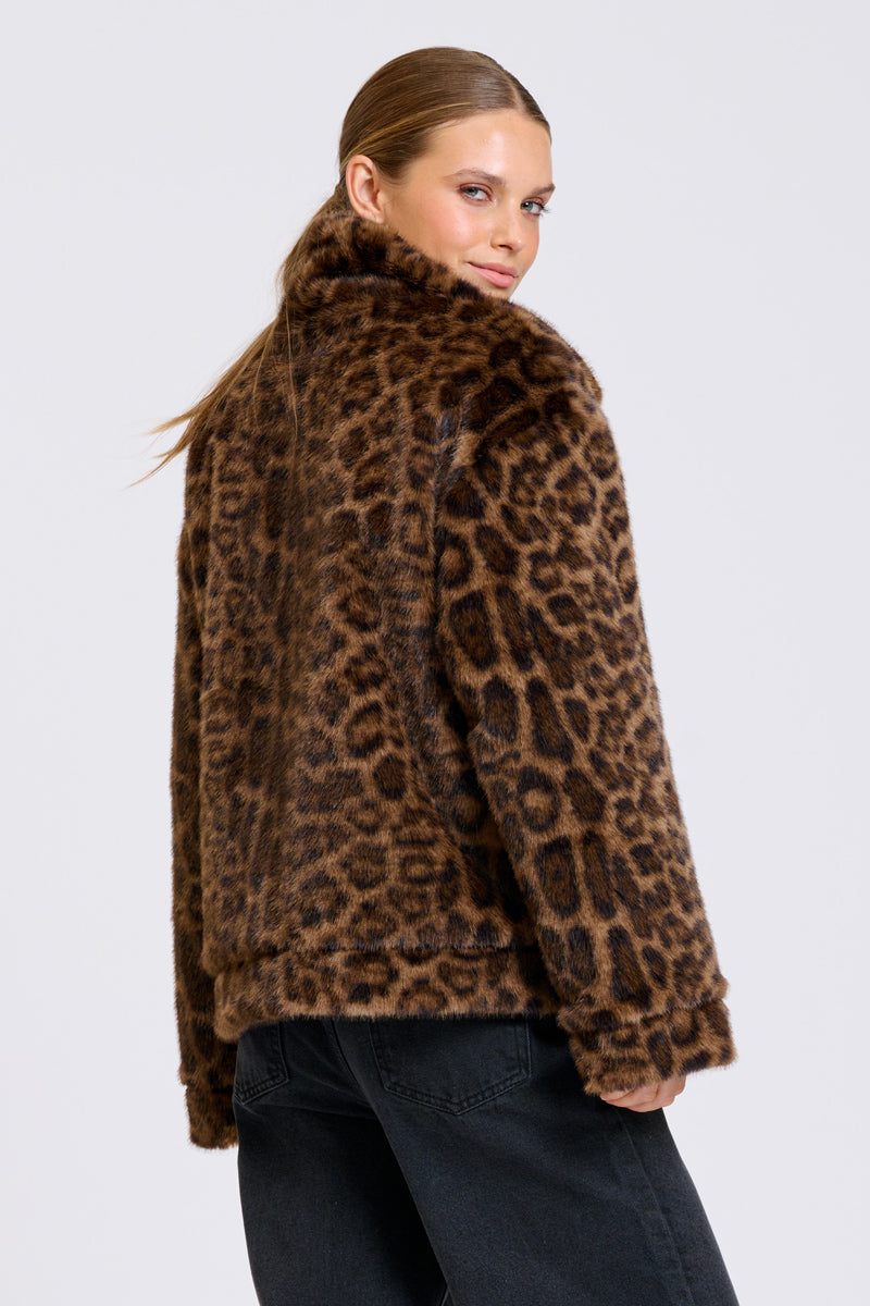 Summit Reverso Jacket - Khaki/Leopard
