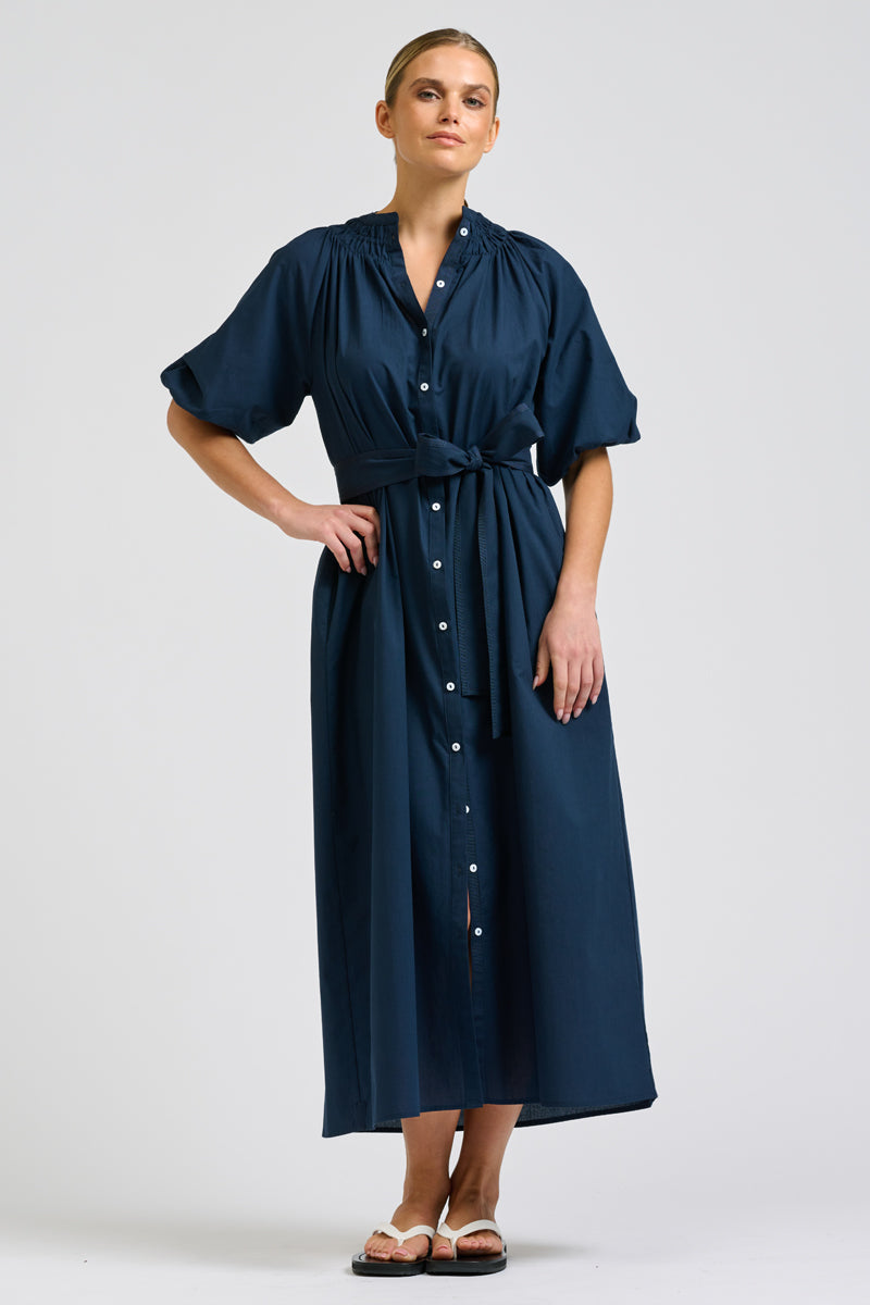 Mattie Dress - French Navy
