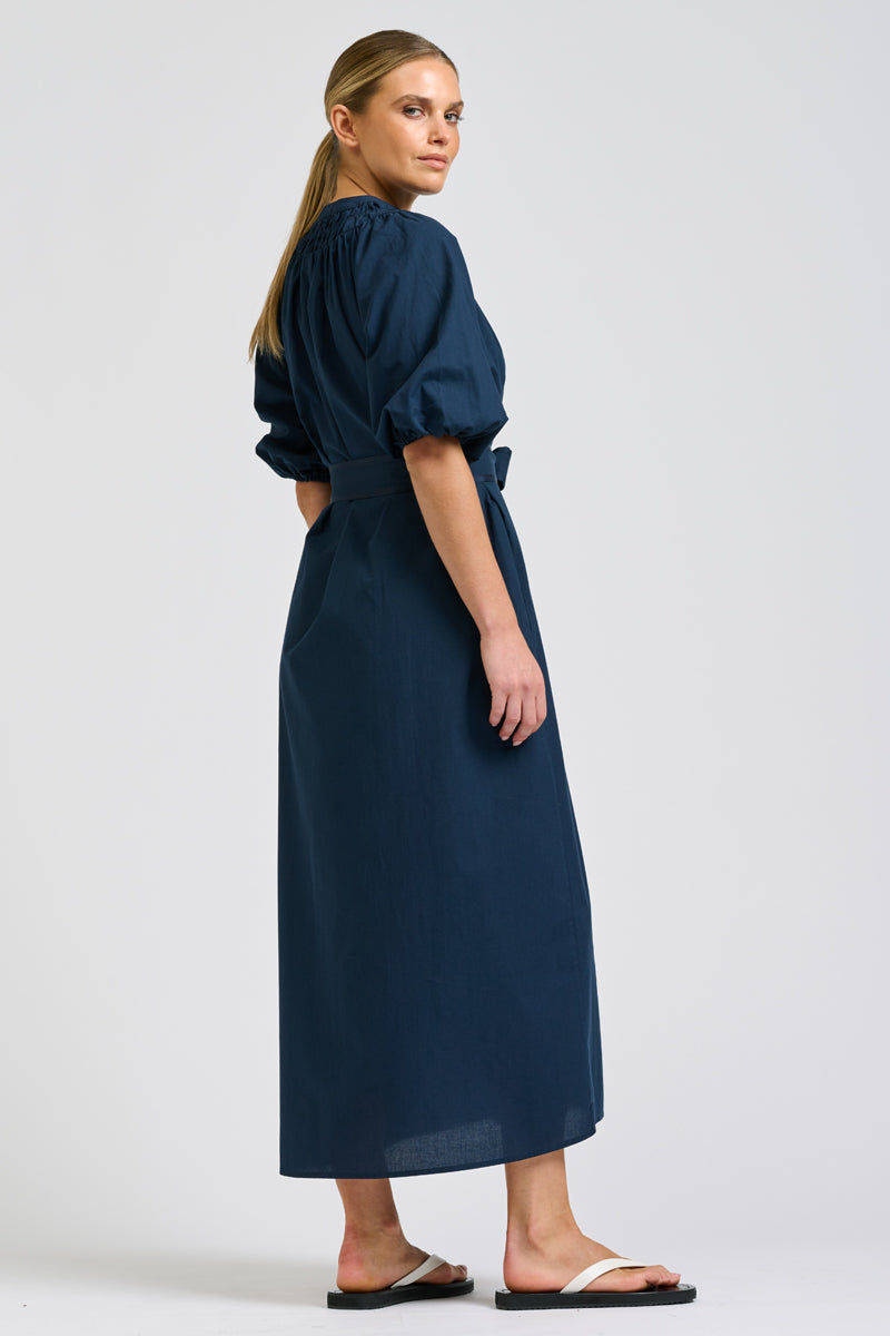 Mattie Dress - French Navy
