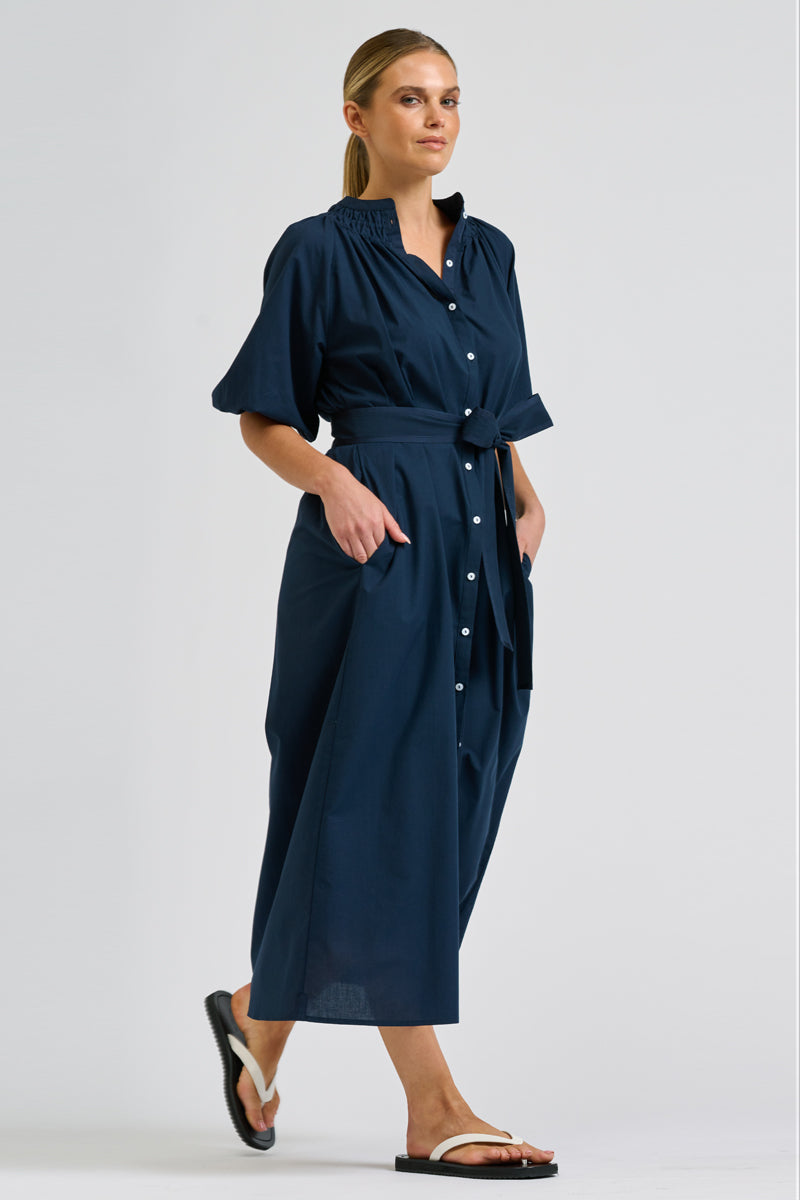 Mattie Dress - French Navy