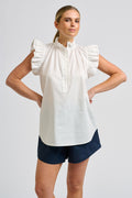Peggy Popover Shirt - White