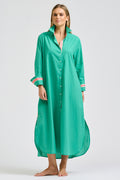 Pia Shirtdress - Marine Green