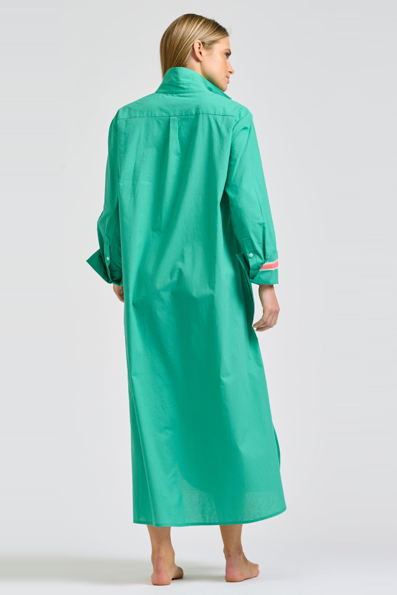 Pia Shirtdress - Marine Green