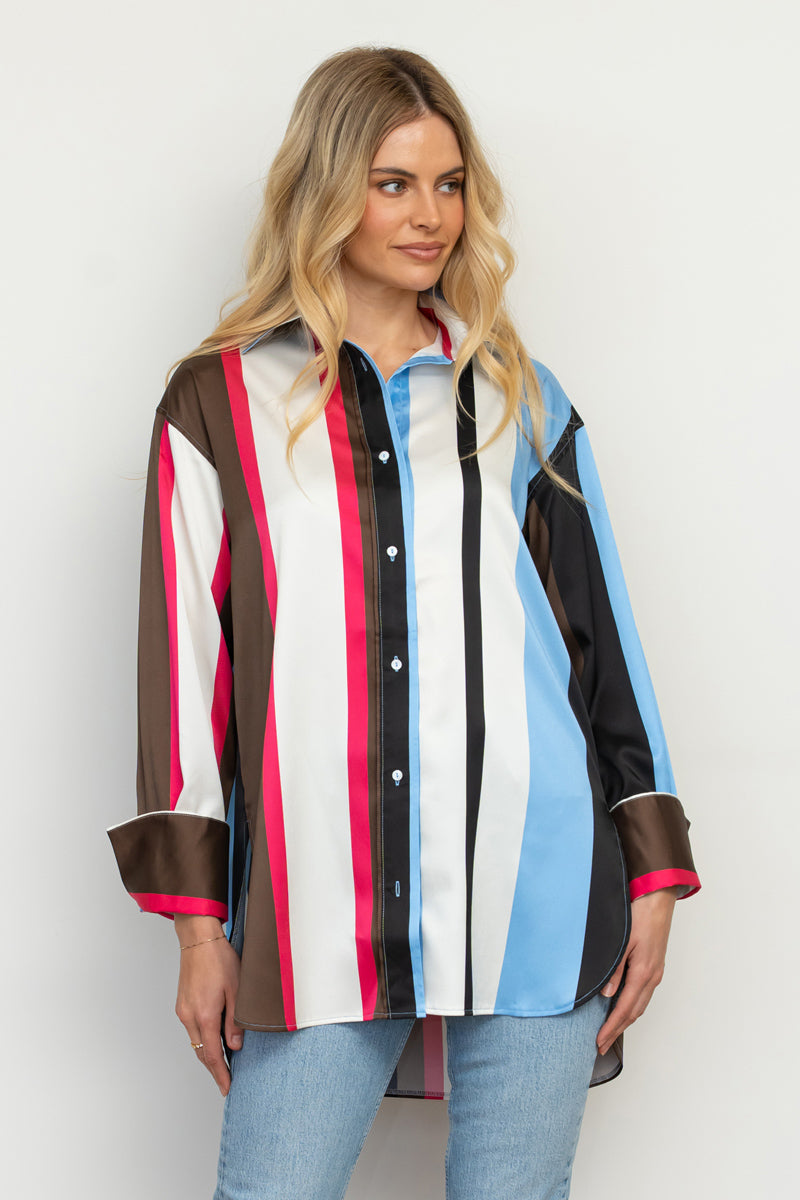 Amelie Boyfriend Shirt - All Sort Print
