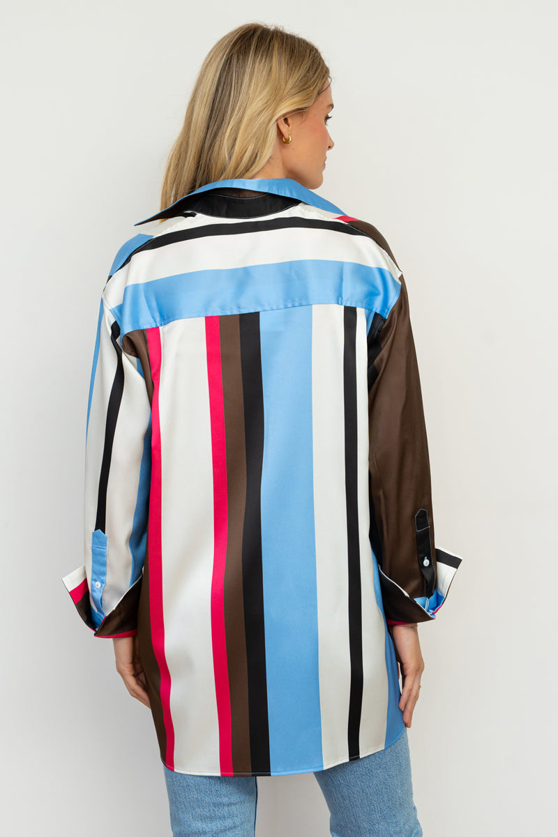 Amelie Boyfriend Shirt - All Sort Print