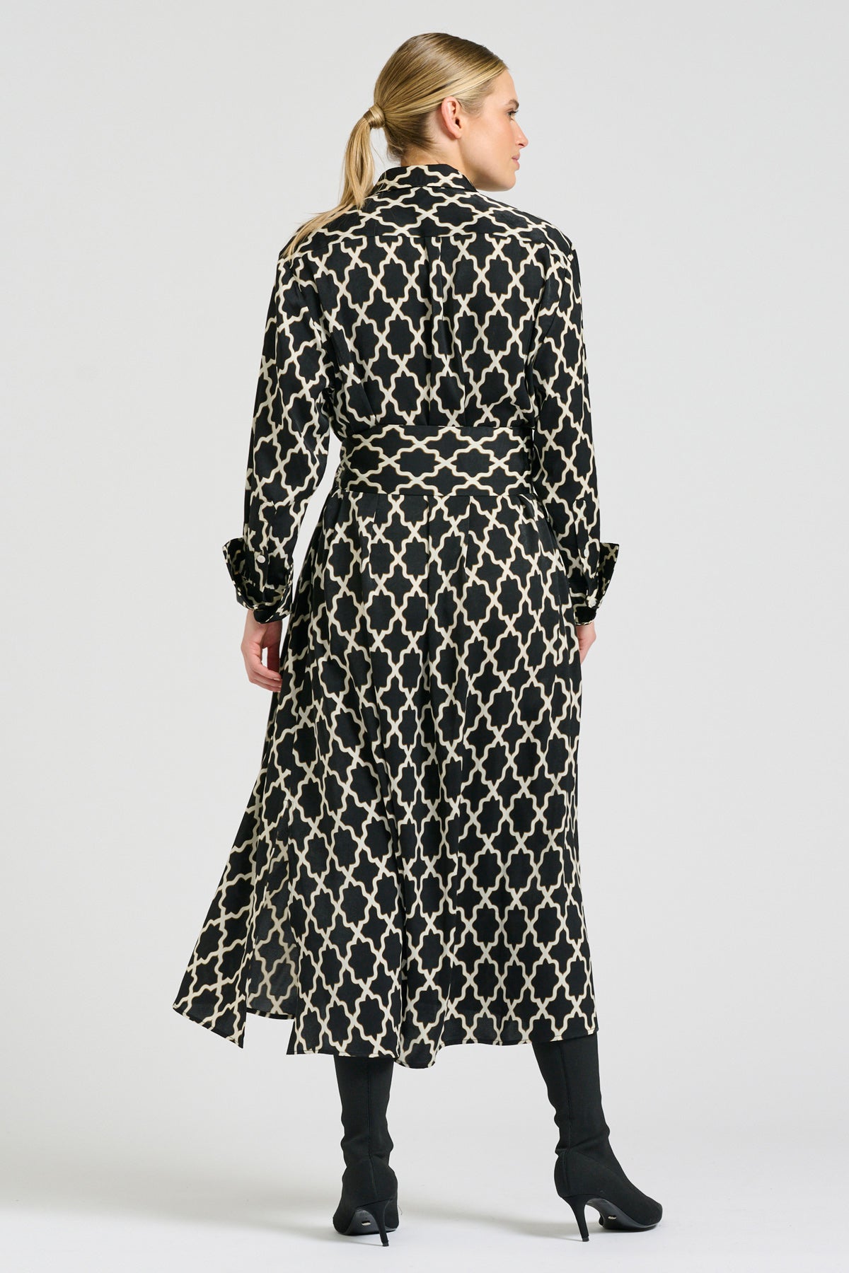 Amelie Longline Shirt Dress - Moroccan Print