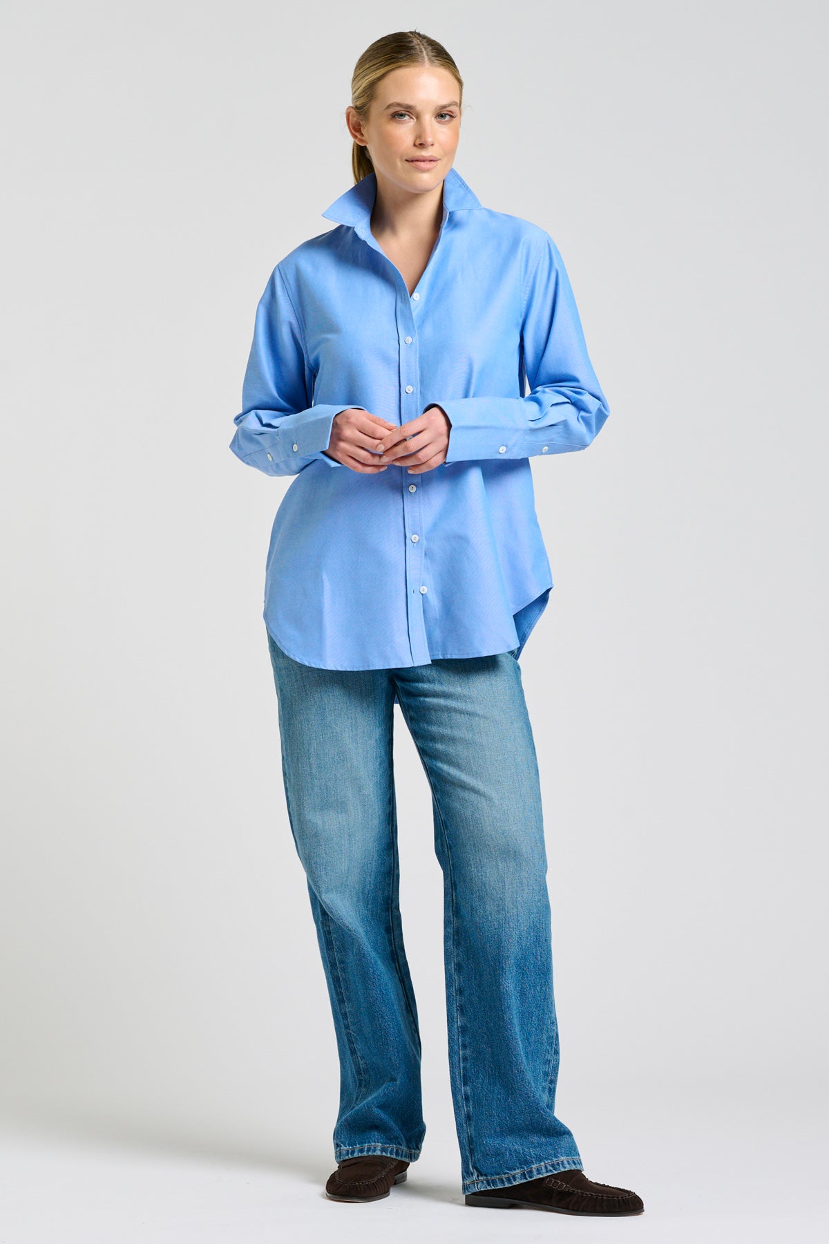 Elodie Oxford Shirt - Blue