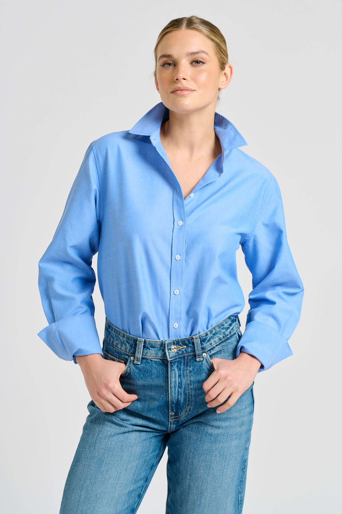 Elodie Oxford Shirt - Blue