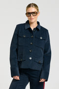 Hemming Velvet Twill Jacket - French Navy