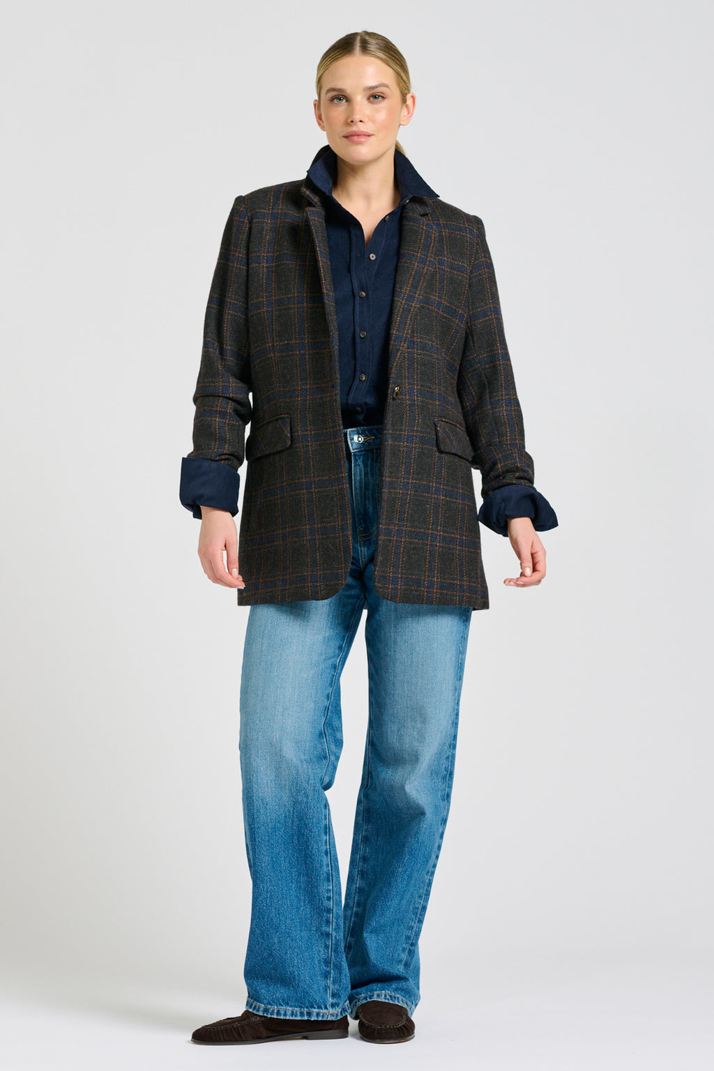 Iris Blazer - Perfect Plaid