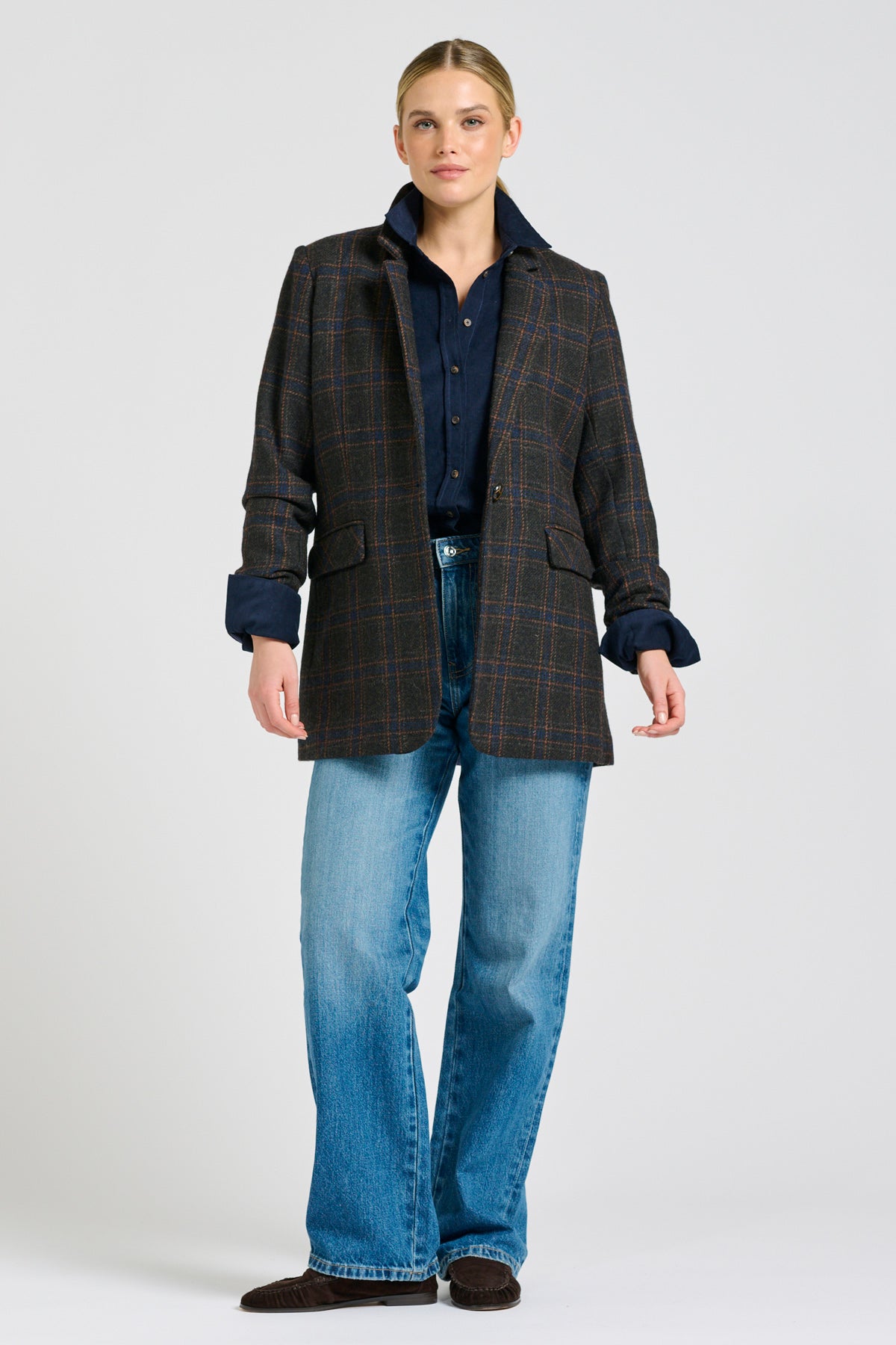 Iris Blazer - Perfect Plaid