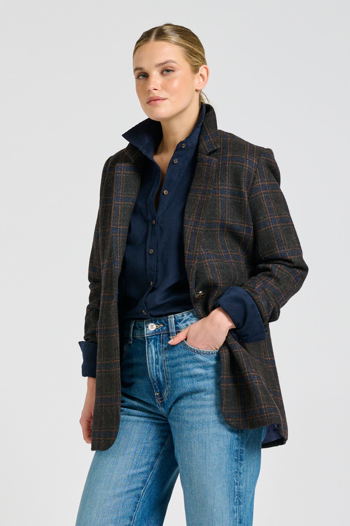 Iris Blazer - Perfect Plaid
