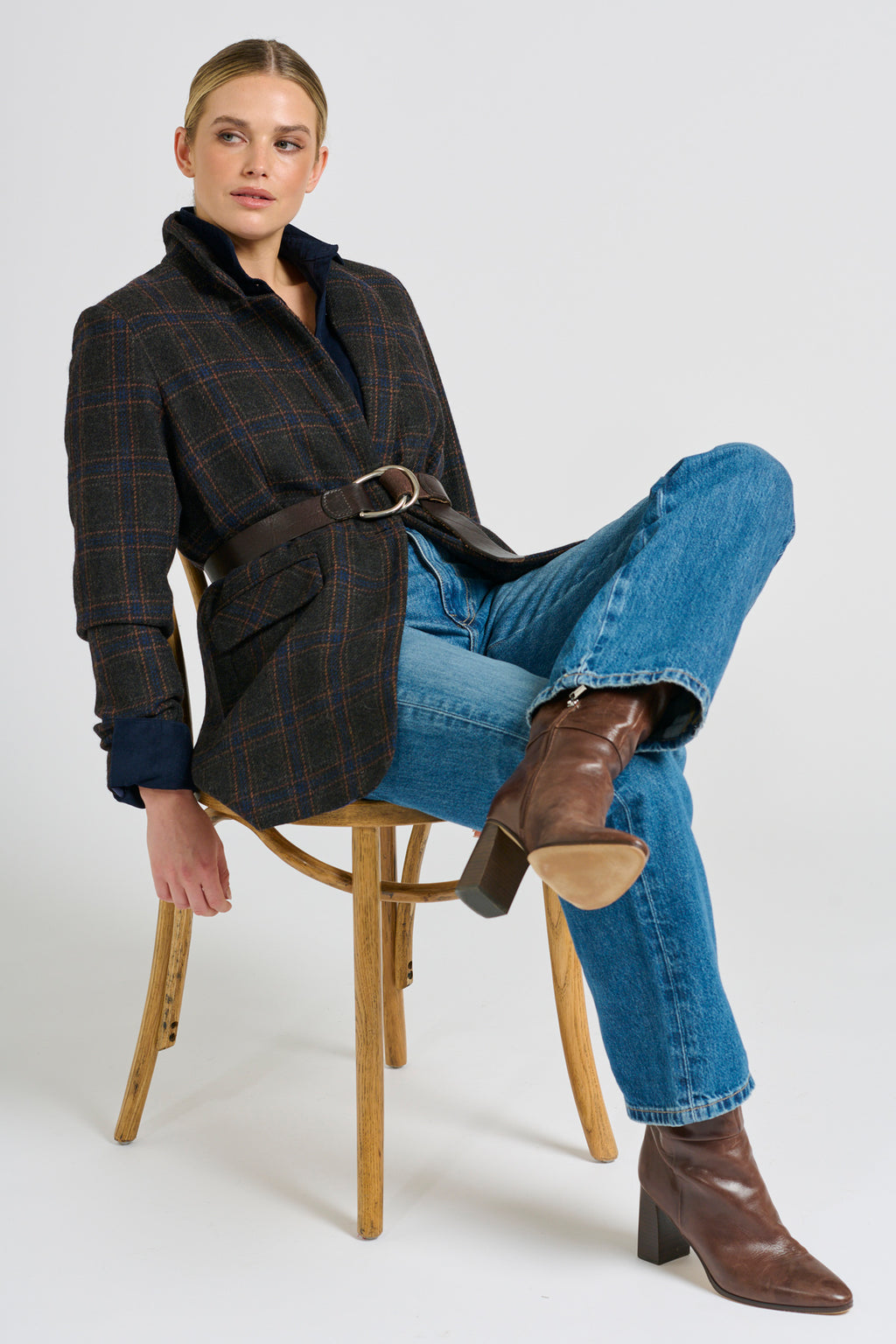 Iris Blazer - Perfect Plaid