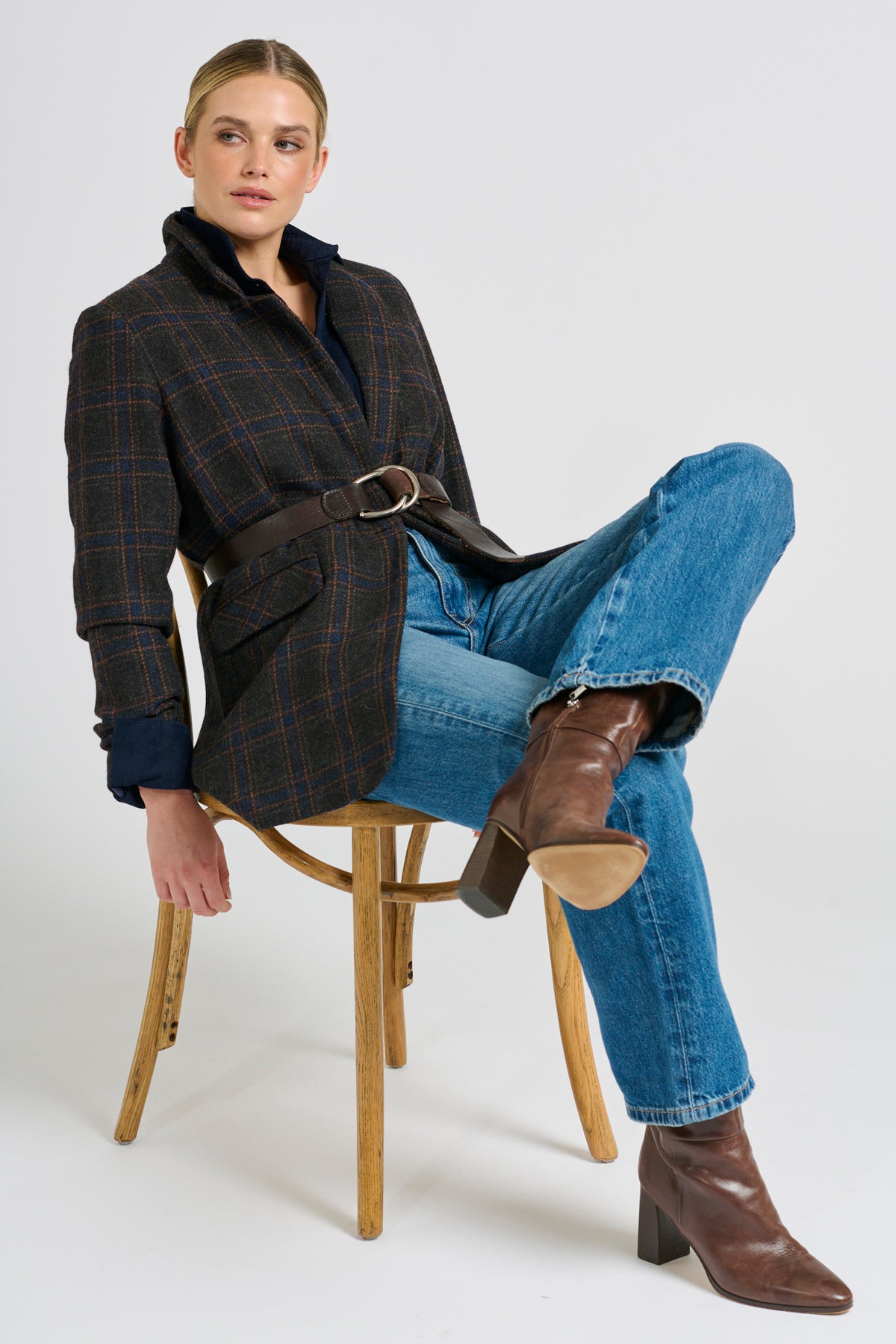 Iris Blazer - Perfect Plaid