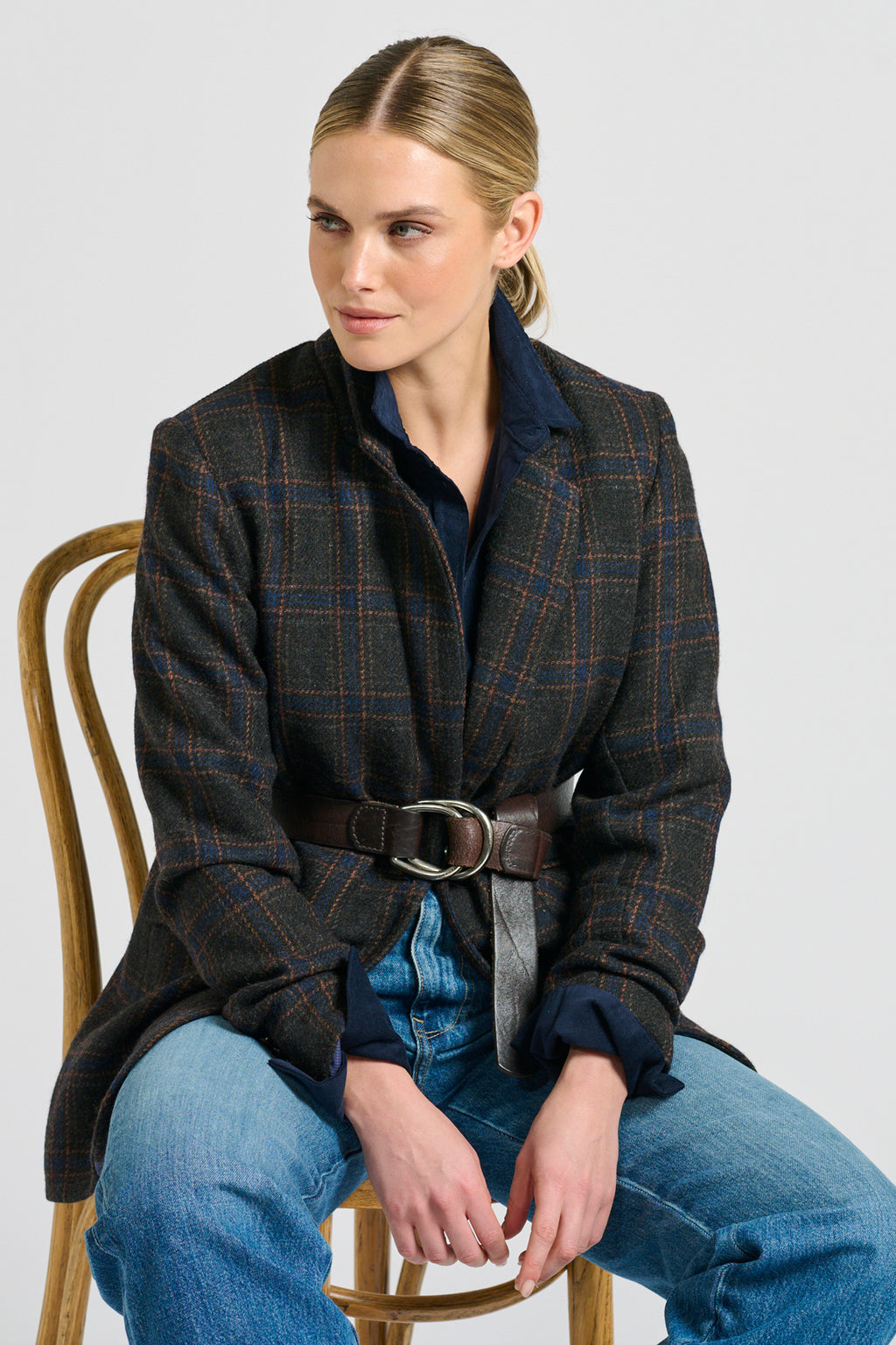 Iris Blazer - Perfect Plaid