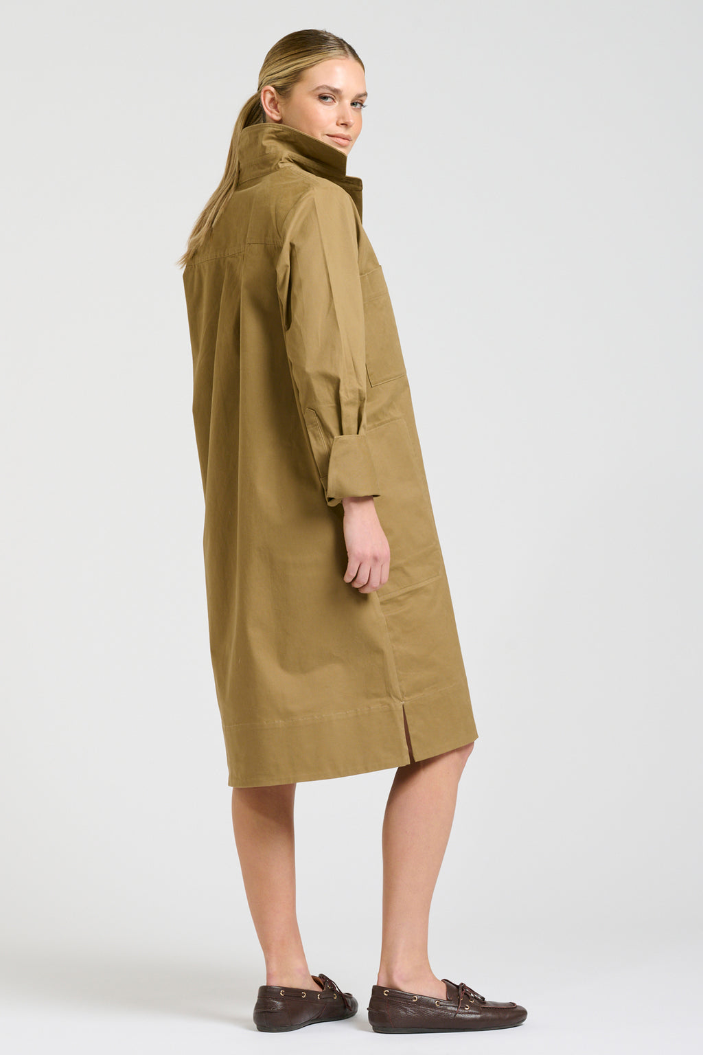 Jane Utility Dress - Tan