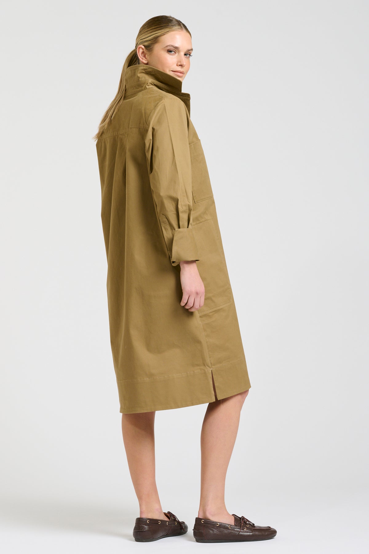 Jane Utility Dress - Tan