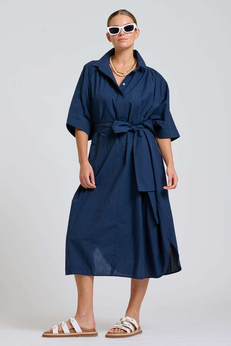 Shirty The Maggie Oversized Dress - French Navy