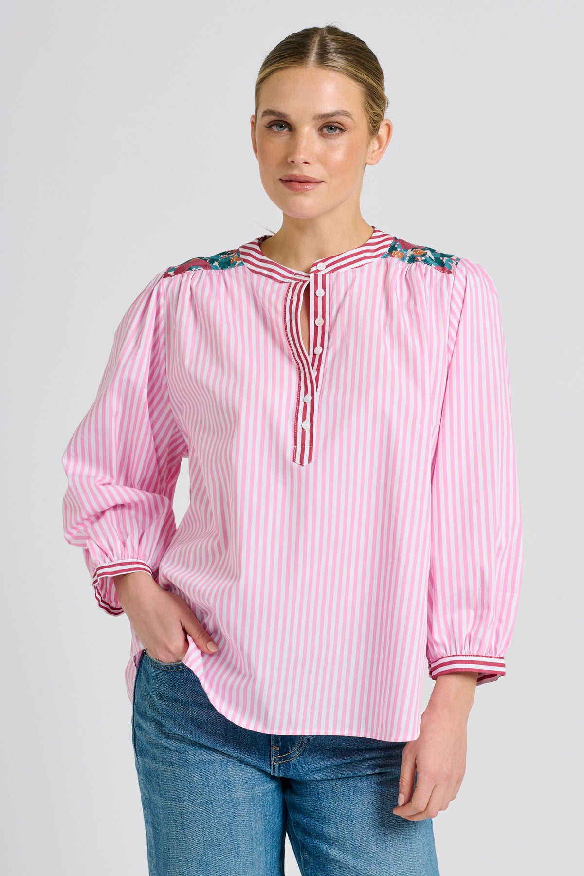Shirty Mary Shirt - Pink Combo