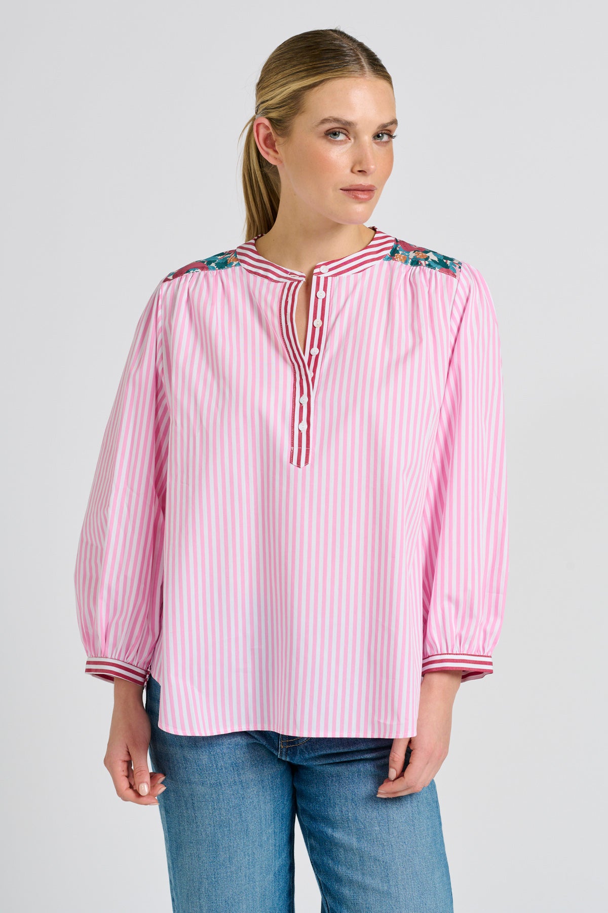 Shirty Mary Shirt - Pink Combo
