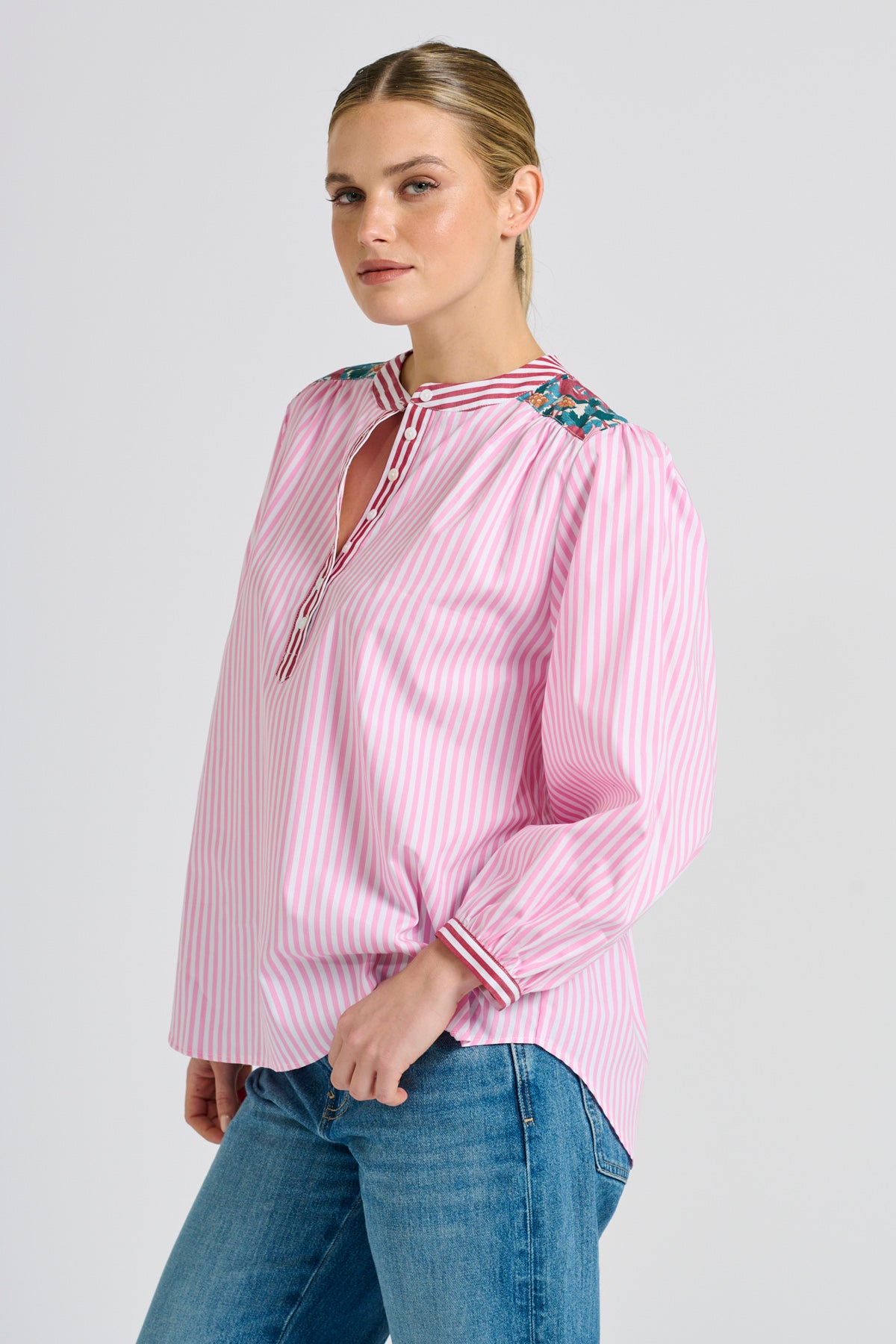 Shirty Mary Shirt - Pink Combo