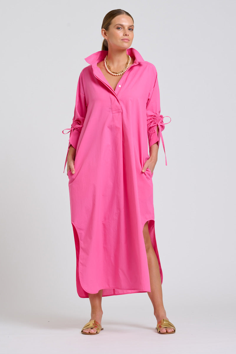 Shirty The Millie Dress - Hot Pink
