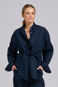 Billie Tie Shirt - Navy