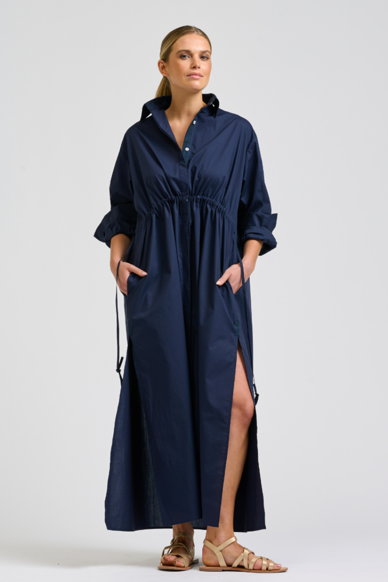 Shirty Brooke Dress - French Navy