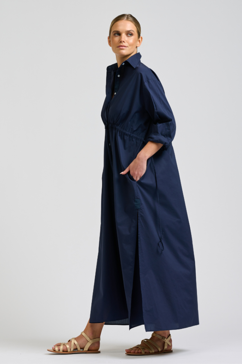 Shirty Brooke Dress - French Navy