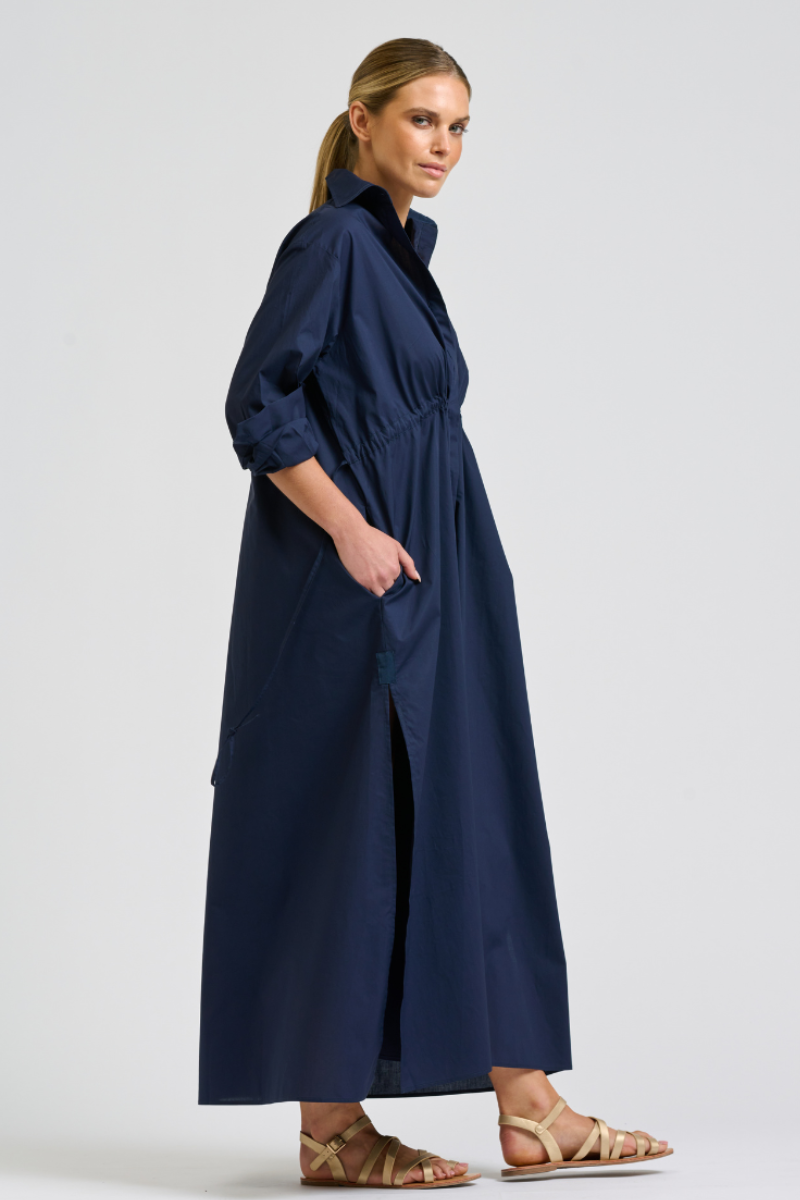 Shirty Brooke Dress - French Navy