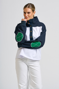 Collar Sweatshirt - White Combo