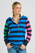 Shirty Rugger Rugby Sweatshirt - Navy Combo