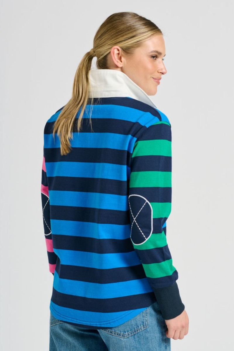 Shirty Rugger Rugby Sweatshirt - Navy Combo
