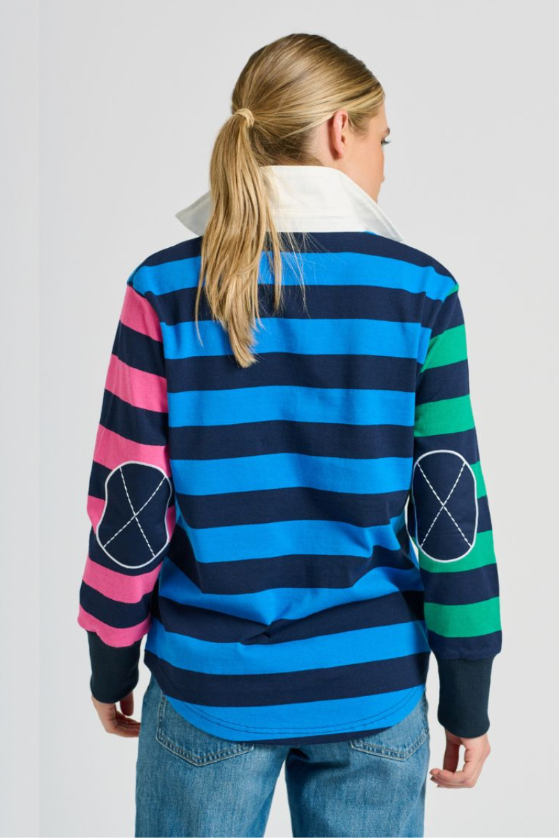 Shirty Rugger Rugby Sweatshirt - Navy Combo